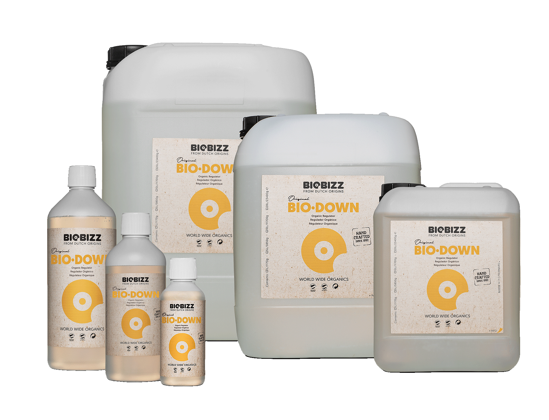 Biobizz pH- Minus, organischer pH Senker, 250ml, 500ml, 1L oder 5L