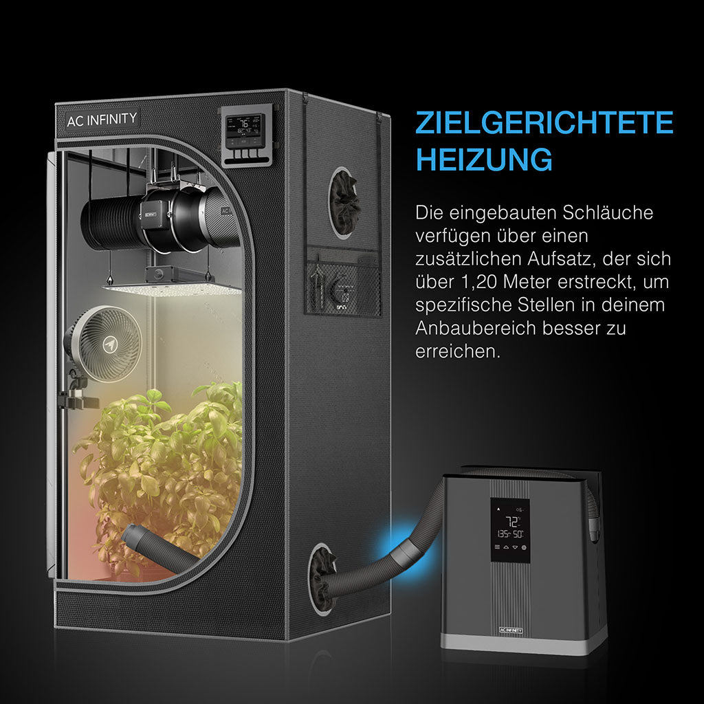 AC Infinity THERMOFORGE T3, Heizgerät für Pflanzen, intelligente VPD-Steuerung