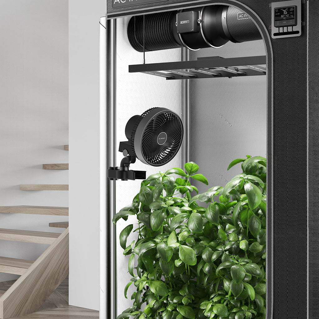 AC Infinity CLOUDRAY S6, Clip-Ventilator mit EC-Motor, oszillierend, Gen2