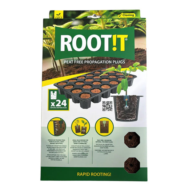 Root!t Anzuchtplugs, 19x29cm im 24er Tray