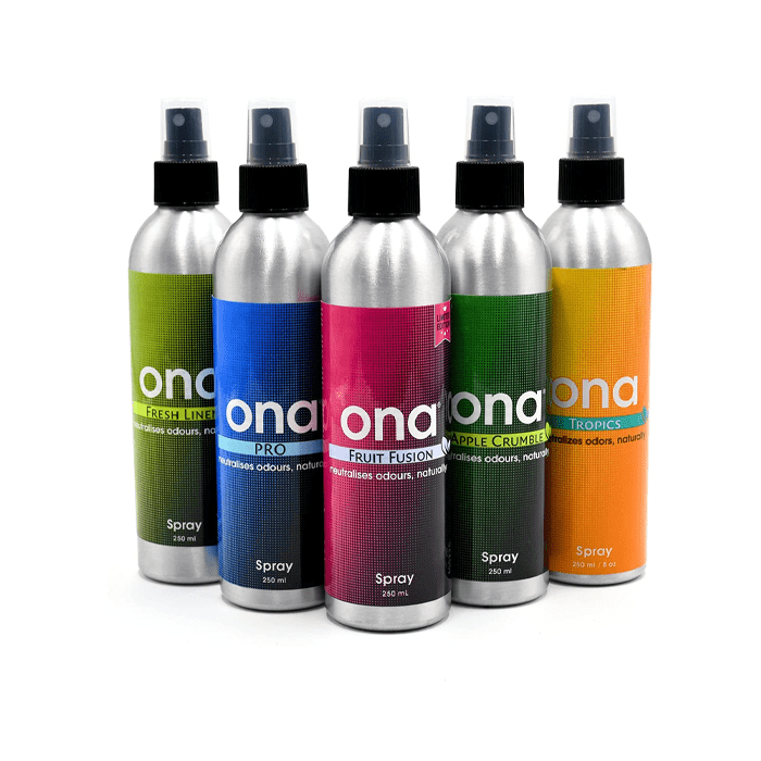 ONA Spray 250ml, Geruchsneutralisierer, verschiedene Aromen